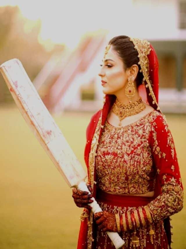 pakistani cricketer Kainat Imtiaz pre wedding photoshoot viral