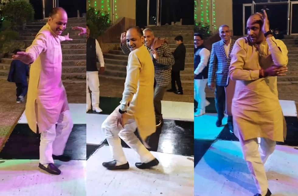 Uncle dhansu dance on yar mera titliaan warga video viral in social media