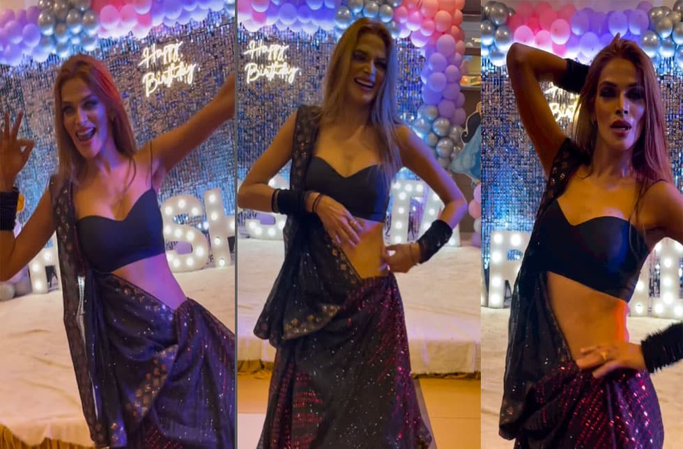 trending kinnar shaikh khushi anguri badan dance video viral in social media