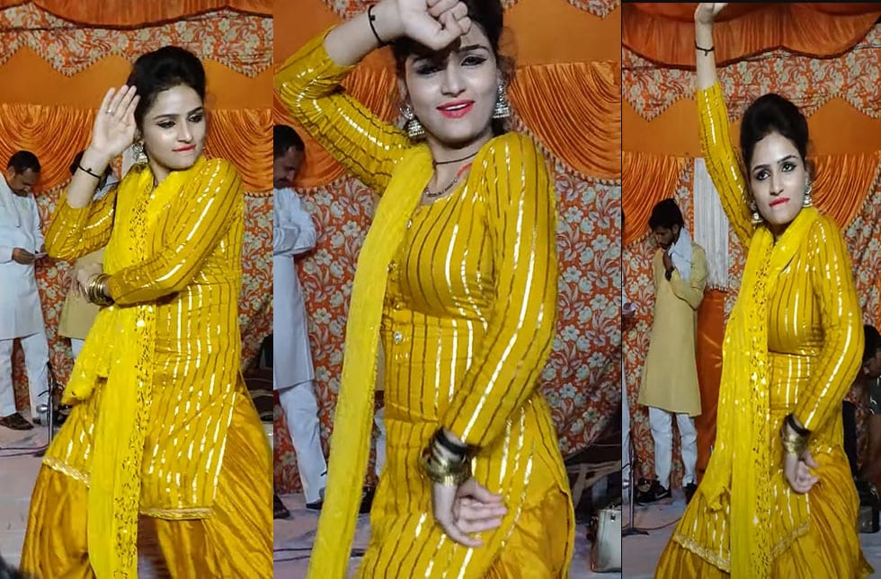 Sanjana choudhary bold Haryanvi Dance Video