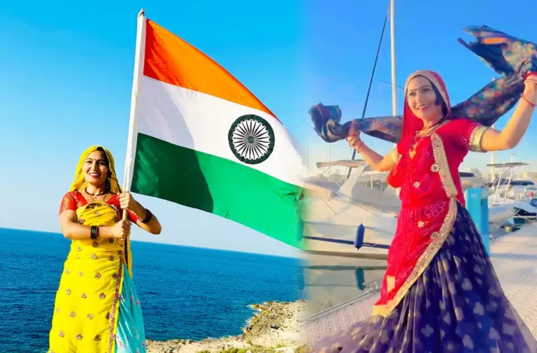 विदेशी धरती पर देसी अंदाज, राजस्थानी बहू धोली मीणा ने यूरोप में बढ़ाया भारत का सम्मान rajasthani bahu dholi meena in europe