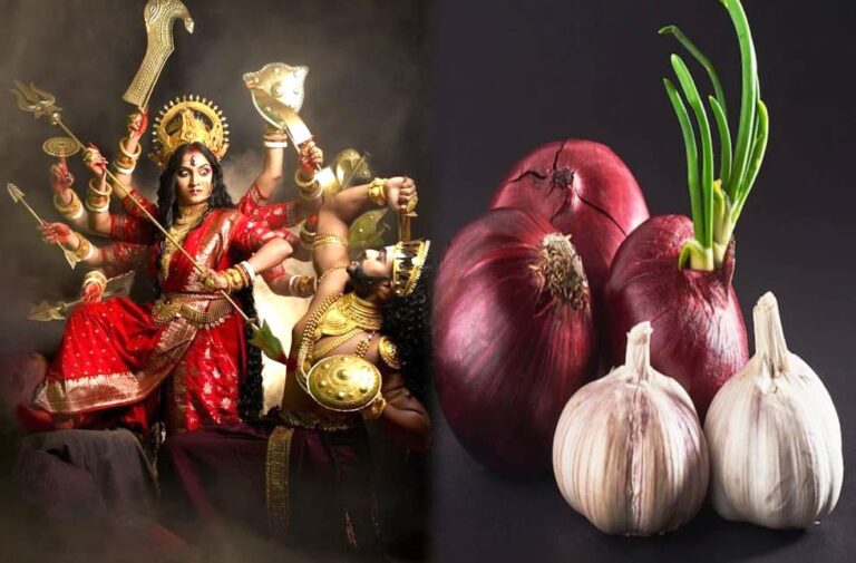 navratri me lahsun pyaj kyo