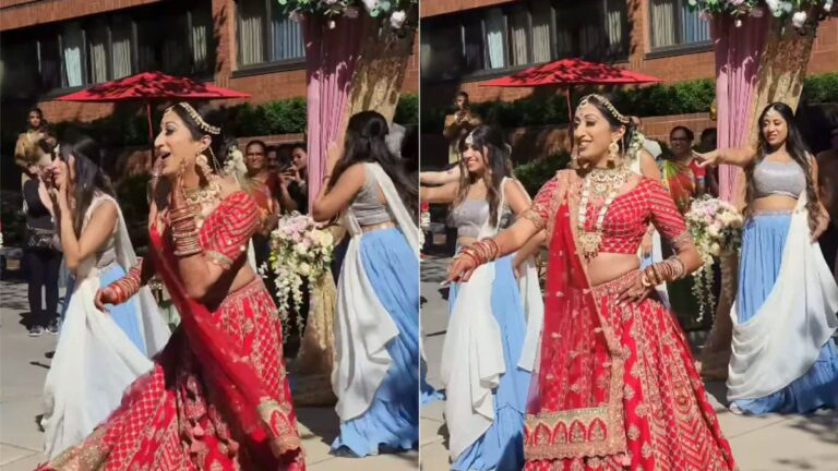 Video: अपनी ही शादी में दुल्हन ने किया धमाकेदार डांस, लोग बोले- हल्ला काट दी यार dulhan