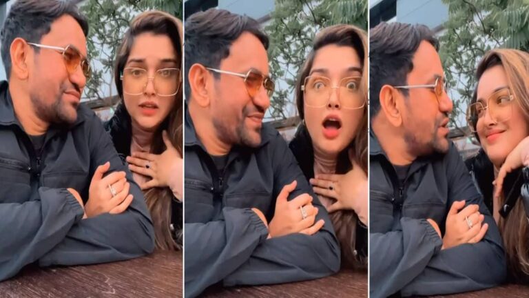 Video: रोमांटिक अंदाज में नजर आए आम्रपाली दुबे-निरहुआ, लोग बोले- शादी ही कर लो अब amrapali dubey nirahua