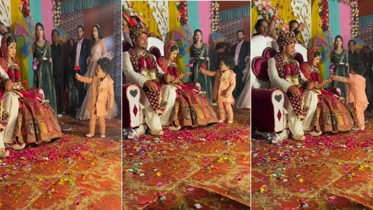 दूल्हे के सामने ही दुल्हन को मिला प्रपोजल, नजारा देख दूल्हा भी हंस-हंस कर पागल dulha dulhan viral video
