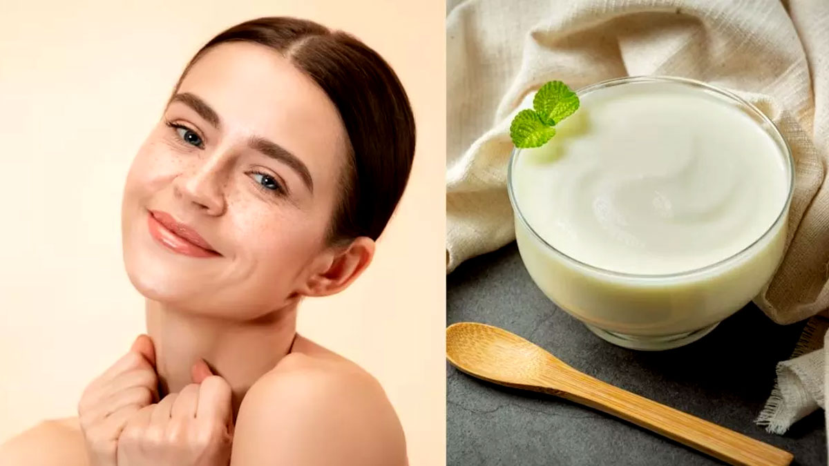 curd for face tanning