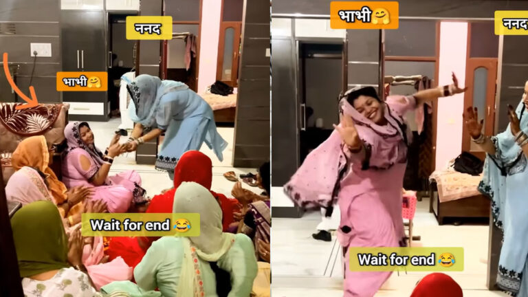 Bhabhi Ka Dance: घर के फंक्शन में बेकाबू हो गईं भाभी, हाहाकारी डांस से मचा दिया तहलका bhabhi dance video