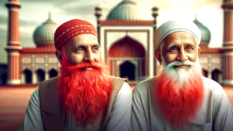 musalmano ki dadhi ka rang