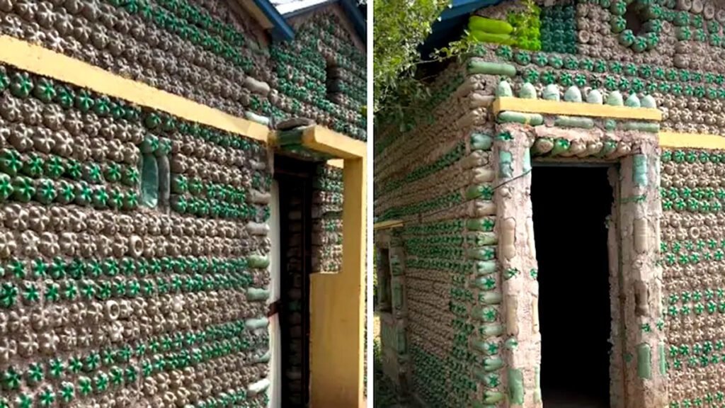 plastic bottles home