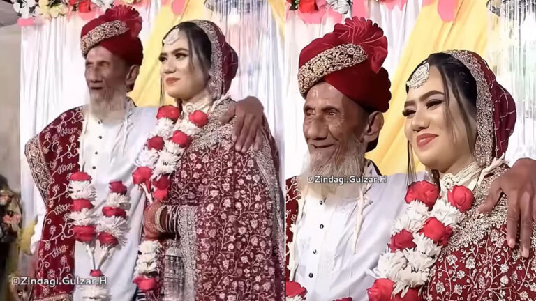 old man wedding viral video