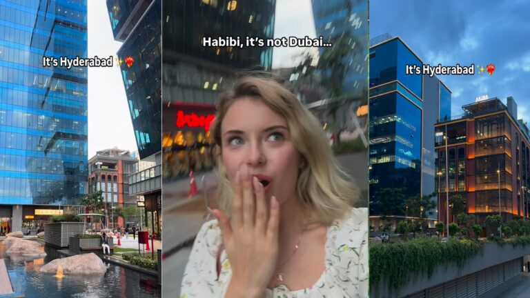 रूसी लड़की ने की हैदराबाद की तारीफ, इंटरनेट पर Video ने मचा दिया बवाल Russian girl praised Hyderabad