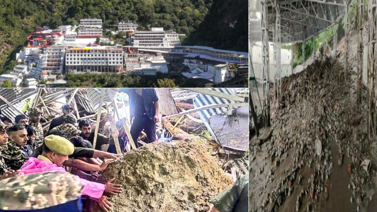 वैष्णो देवी हादसा: बिना दर्शन लौटे श्रद्धालु, 34 की मौत; जम्मू डिवीजन में 58 ट्रेनें की गईं रद्द vaishno devi landslide upda