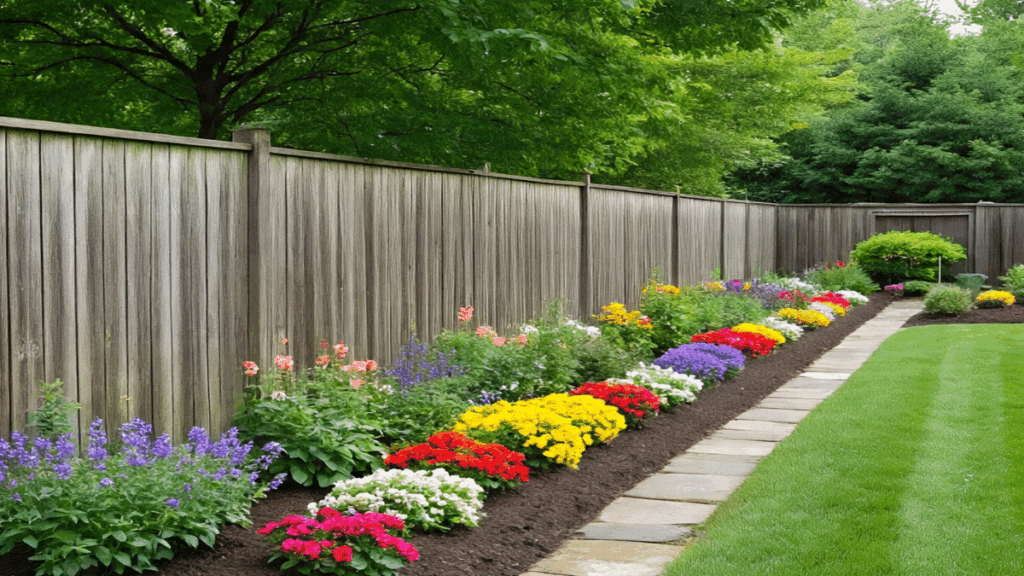 1 fence Straight Line Flowe