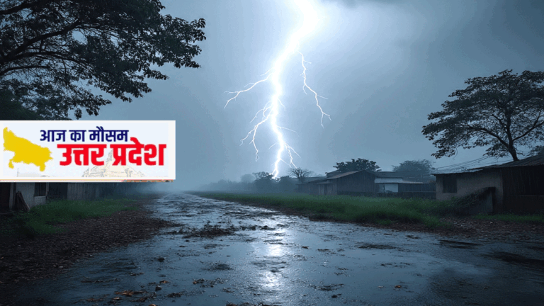 UP Weather Update: यूपी में फिर बदल रहा मौसम! 8 जिलों में गरज-चमक के साथ बारिश की चेतावनी Weather Forecast up 8 2