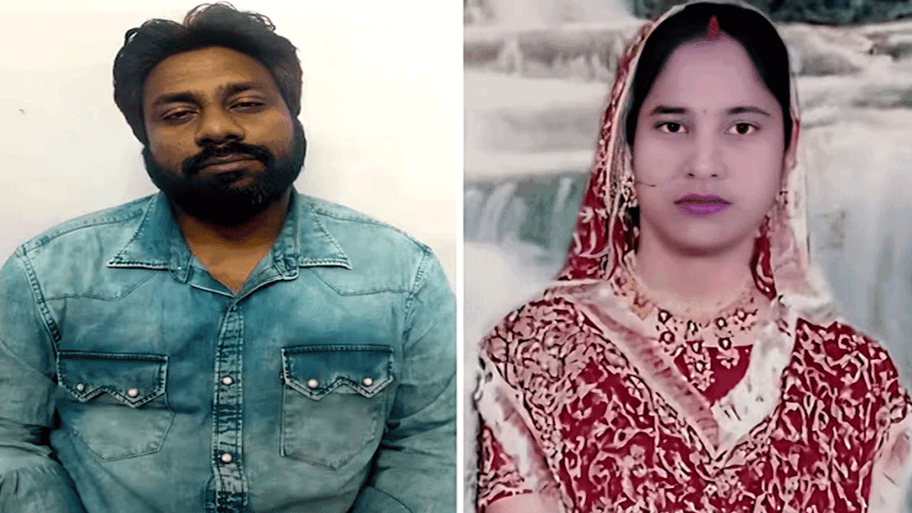son murdered mother in jaip