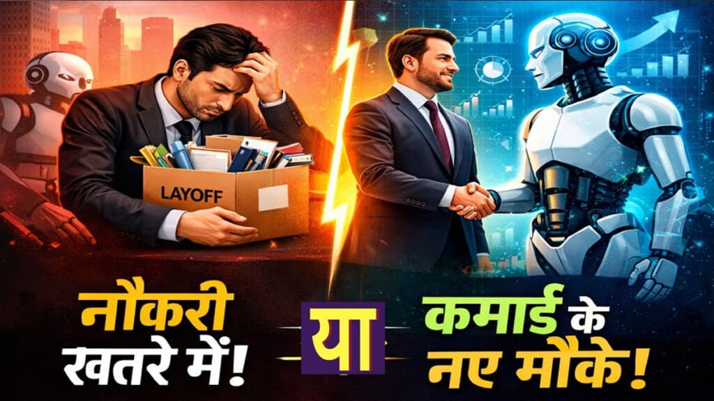 AI का गलत इस्तेमाल आपकी नौकरी छीन सकता है लेकिन सही इस्तेमाल लाखों दिला सकता है Artificial intelligence career Hindi