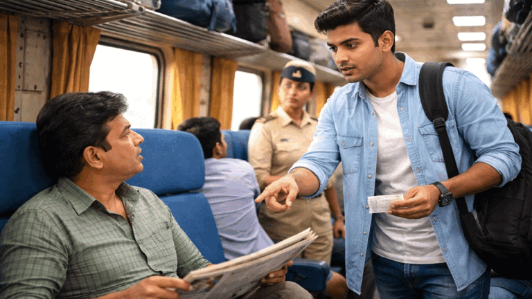 train reserved seat dispute