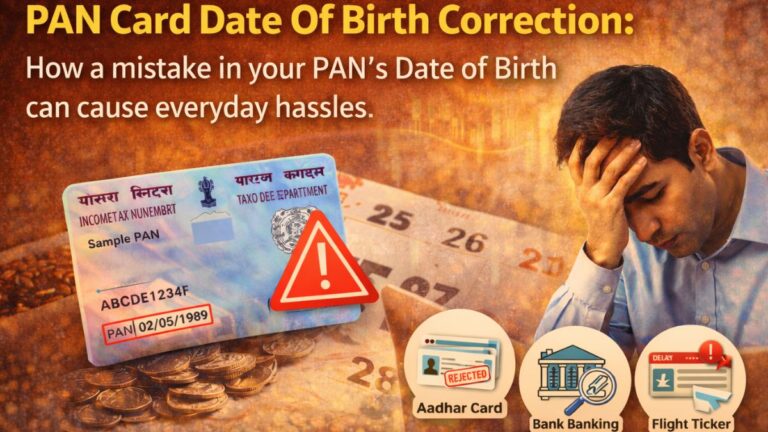 PAN Card DOB Correction