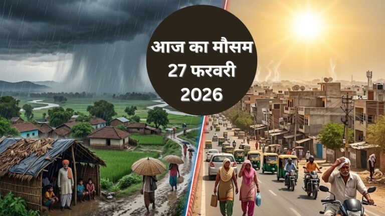 India Weather Alert: 5 राज्यों में बरसात का खतरा, UP-Delhi में हीटवेव जैसे हालात india weather today 27 february.jpg