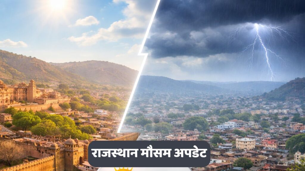 Rajasthan Weather Update: क्या राजस्थान में आज-कल बरसेंगे बादल? जानें ताजा मौसम अपडेट rajasthan mausam.jpg