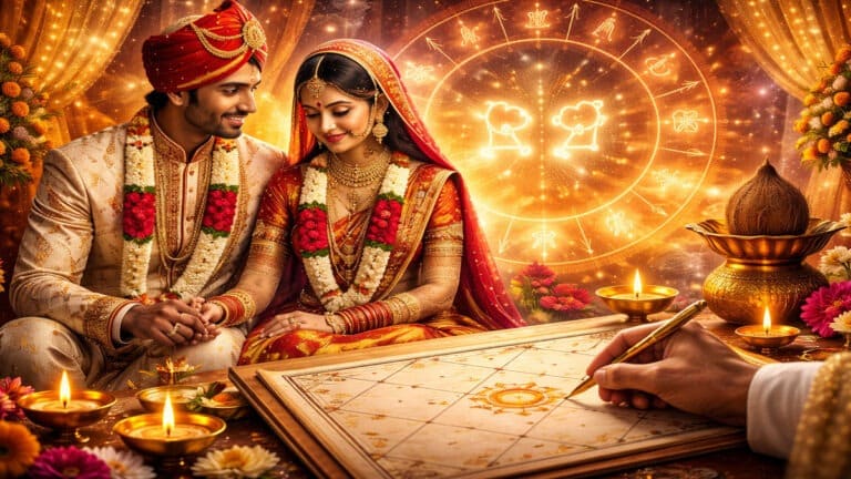 विवाह से पहले सही मुहूर्त क्यों है ज़रूरी? वरना आ सकती हैं वैवाहिक जीवन में बाधाएं shadi ke shubh muhurat.jpg 1