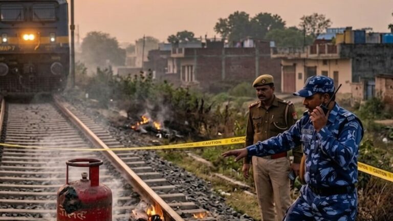 Kanpur railway track incident