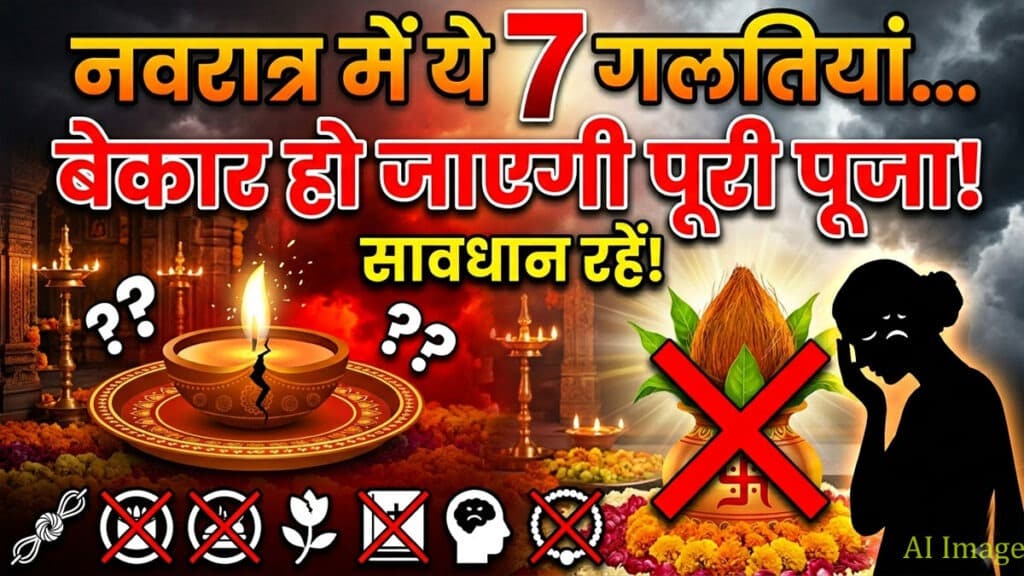 Chaitra Navratri: नवरात्रि में ये गलती की तो पूजा अधूरी मानी जाएगी, जानिए सही नियम navratri mistakes.jpg