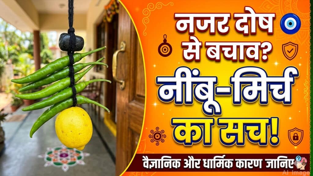 नींबू-मिर्च लगाने का सही तरीका क्या है? कानपुर के पंडित दिनेश ने बताया nimbu mirch ke upay.jpg