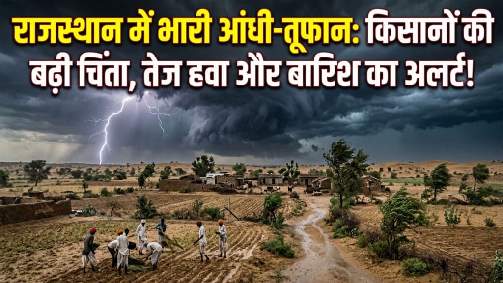 Rajasthan Weather: सावधान! राजस्थान के इन जिलों में आज भारी बारिश और आंधी-तूफान का अलर्ट rajasthan mausam new.jpg