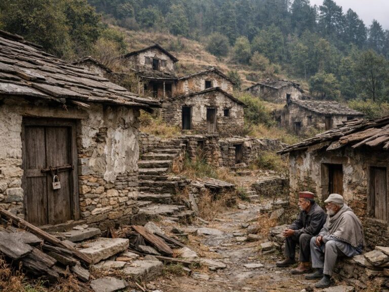 Ghost village in Uttarakhand