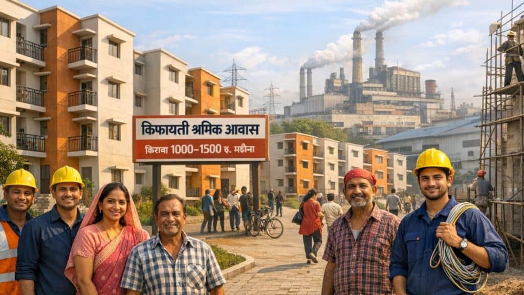 यूपी में अब सिर्फ 1000–1500 रुपये में मिलेगा घर, सरकार का श्रमिकों के लिए बड़ा फैसला UP Workers Housing Scheme