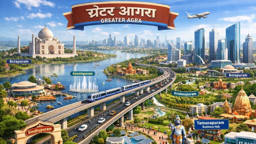 ताज की नगरी अब बदलेगी पहचान…’ग्रेटर आगरा’ में सिंधु से कावेरी तक बसेंगी 10 टाउनशिप greater agra