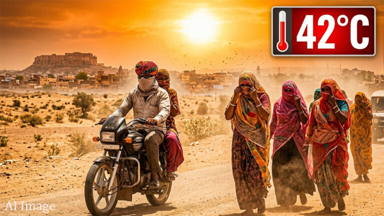 rajasthan me aaj ka mausam