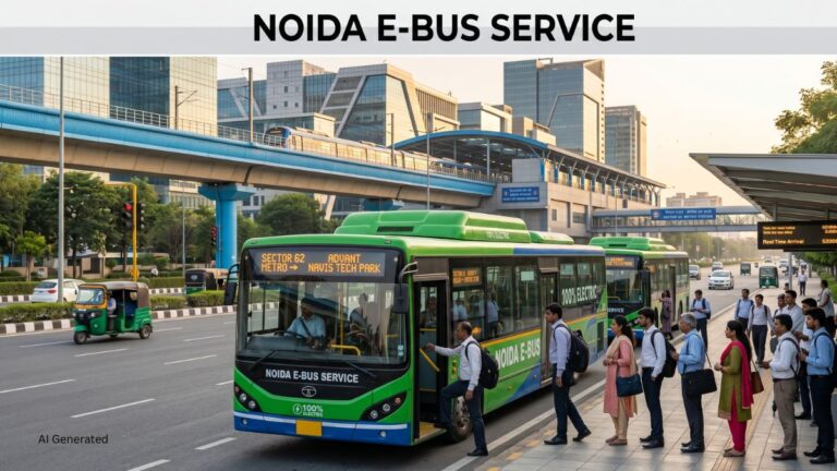 Noida में जल्द शुरू होगी नई e-City Bus Service City Bus Service