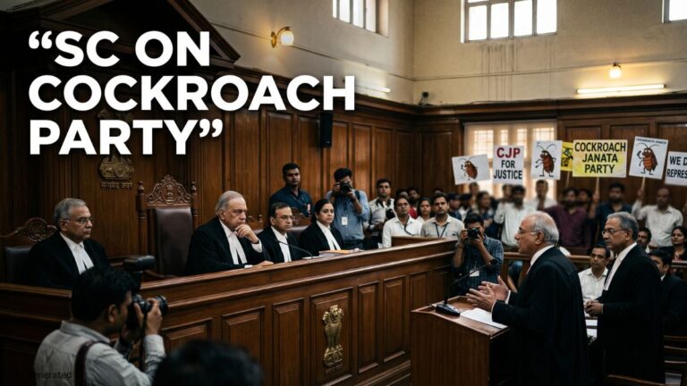 ‘Cockroach Janata Party’ पहुंची सुप्रीम कोर्ट Cockroach Janata Party
