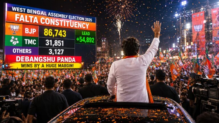 Falta सीट पर BJP की बड़ी जीत, Bengal Politics में मचा हलचल Falta