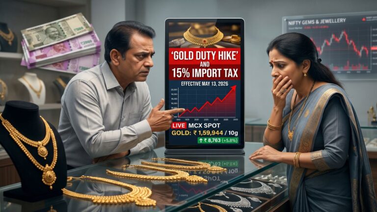 सोना-चांदी खरीदना अब पड़ेगा महंगा, सरकार ने Import Duty बढ़ाकर 15% की Import Duty