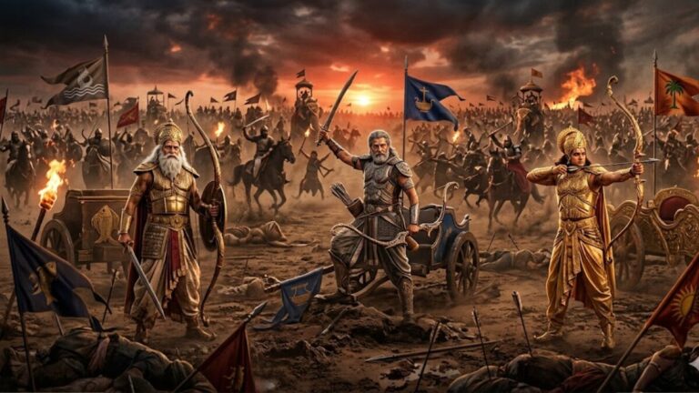 भीष्म, द्रोण और कर्ण… जब टकराए इतिहास के तीन सबसे बड़े महारथी, जानें कौन था सबसे शक्तिशाली? Mahabharata