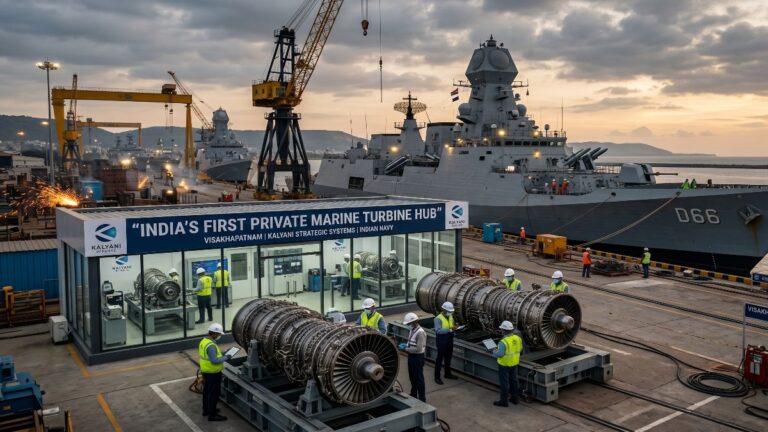 भारत को मिला Marine Defence Technology में बड़ा Boost Private Marine Gas Turbine Facility