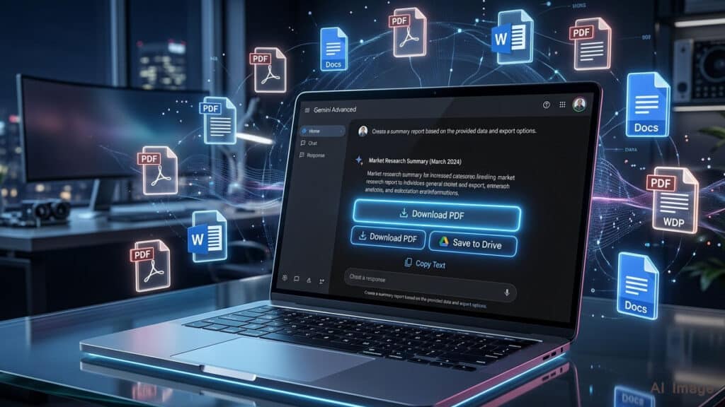 Google Gemini का महा-अपडेट, अब चैट के अंदर ही फाइलें होंगी तैयार और डाउनलोड google gemini update.jpg