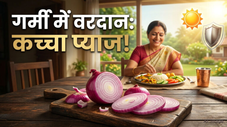 भीषण गर्मी और लू का काल है कच्चा प्याज! डॉक्टर ने बताए इसके हैरान करने वाले औषधीय गुण kachcha pyaj khane ke fayde.jpg