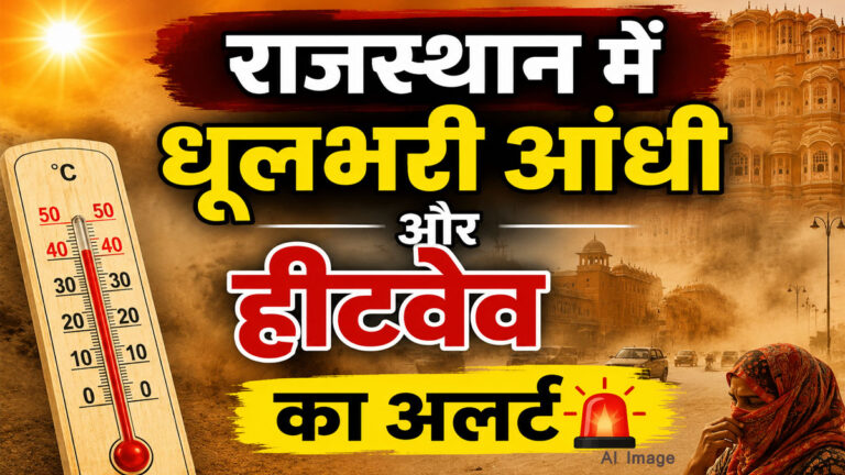 Rajasthan Weather: राजस्थान में भीषण गर्मी का अलर्ट, धूलभरी आंधी और हीटवेव से बढ़ेगी मुश्किल rajasthan weather 2 3