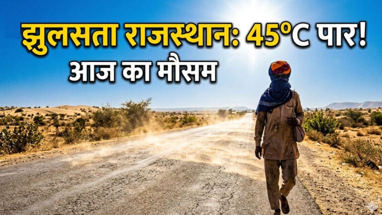 Rajasthan Weather: उबल रहा है राजस्थान, फलौदी 44.8°C पर; अगले 7 दिनों तक मिलेगी सिर्फ आग उगलती गर्मी! rajasthan weather 6