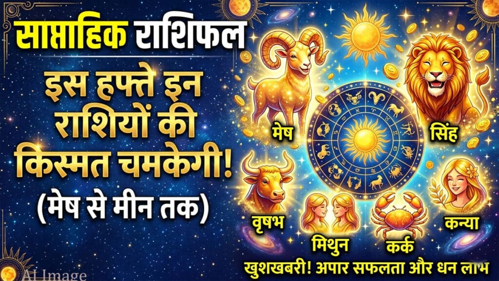 इन 4 राशियों की खुलेगी किस्मत, 3 को रहना होगा सावधान! पढ़ें अपना साप्ताहिक राशिफल saptahik rashifal 4 to 9 ma.jpg