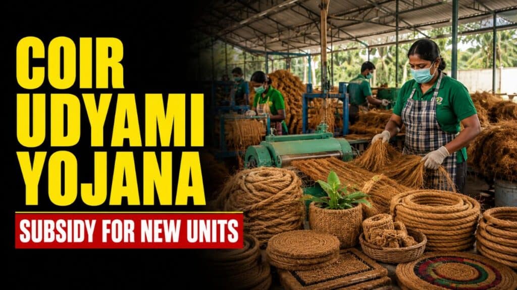 कोयर उद्योग शुरू करने वालों के लिए बड़ा मौका, Coir Udyami Yojana से मिलेगी सब्सिडी और वित्तीय सहायता Coir Udyami Yojana