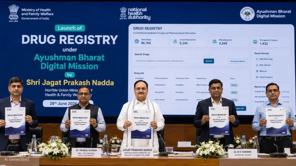 स्वास्थ्य मंत्री जेपी नड्डा ने लॉन्च किया Drug Registry, देशभर में दवाओं की जानकारी होगी एक समान Drug Registry