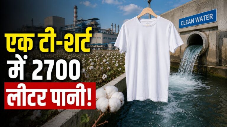 एक टी-शर्ट बनाने में लगता है 2700 लीटर पानी! फैशन इंडस्ट्री पर बढ़े सवाल, रिपोर्ट में चौंकाने वाले आंकड़े Fashion Industry Water Consumption