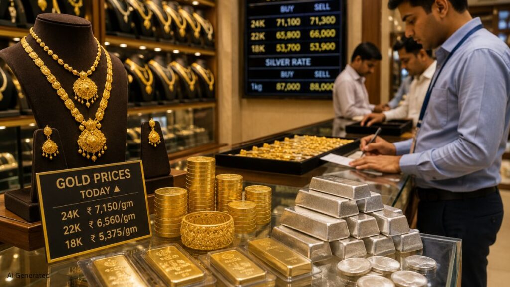 सोना-चांदी खरीदने वालों को राहत, 18 जून को फिर गिरे दाम, जानें 22 और 24 कैरेट गोल्ड का ताजा भाव Gold Price Today