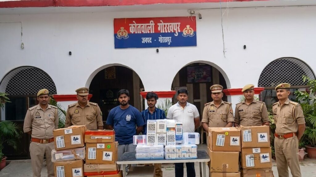 1308 QR साउंड बॉक्स, 866 स्कैनर और 1500 फर्जी मर्चेंट अकाउंट्स! यूपी पुलिस ने साइबर ठगी के सबसे बड़े नेटवर्क का किया भंडाफोड़ Gorakhpur Cyber Fraud