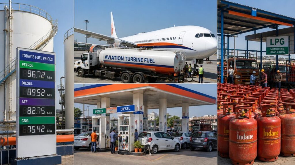 LPG से लेकर विमान ईंधन तक, IOCL ने अपडेट की पेट्रोलियम उत्पादों की कीमतें IOCL Rates